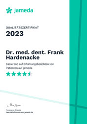 Jameda Qualitätszertifikat